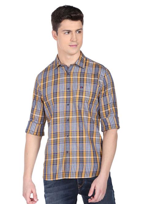 mens checks casual shirt - 18875013 - Very Small Image - 1