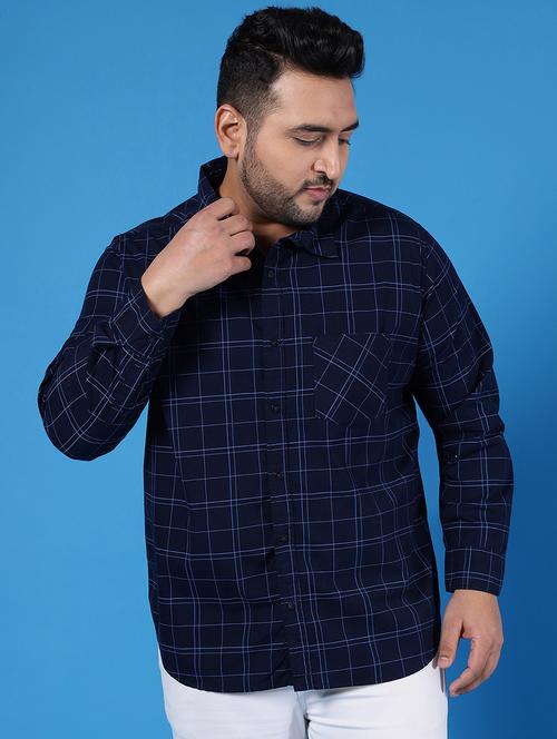 mens checks casual shirt - 18875040 - Very Small Image - 1