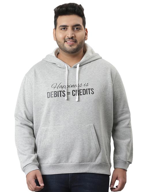 hooded neck plus size sweatshirt - 18875097 - Very Small Image - 1