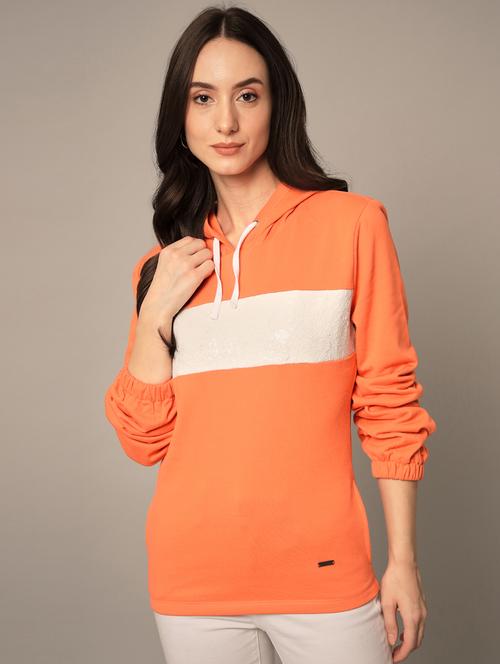 women's color block sweatshirt - 18875721 - Very Small Image - 1