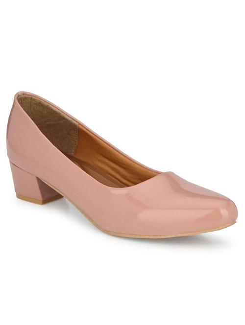 pink synthetic slip on pumps - 18876424 - Very Small Image - 1