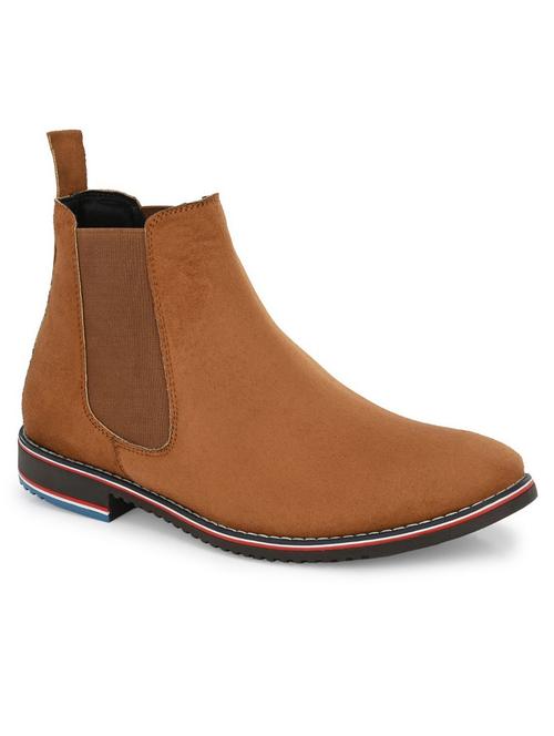 tan suede high ankle boots - 18876591 - Very Small Image - 1