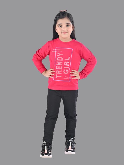 front print round neck sweatshirt - 18878003 - Very Small Image - 1
