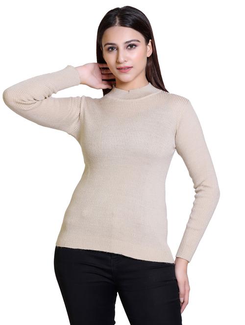 mock neck solid pullover - 18878028 - Very Small Image - 1
