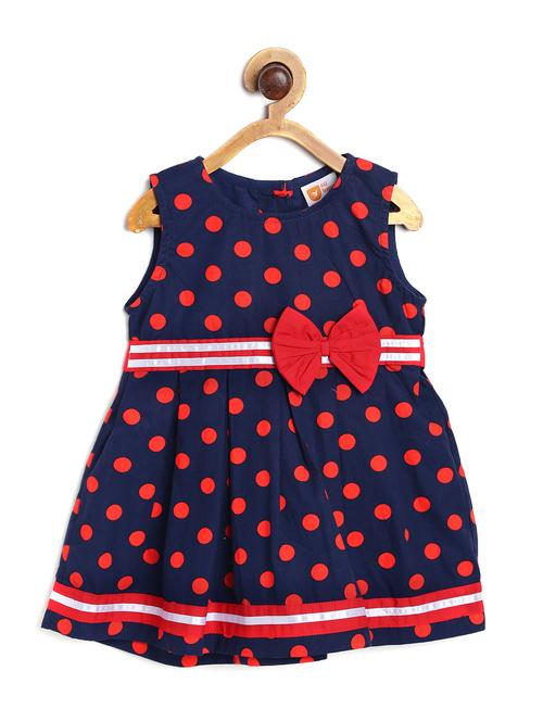 blue cotton frock - 18878603 - Very Small Image - 1