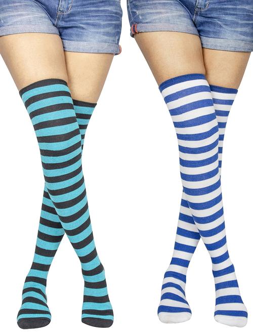 pack of 2 multi colored stockings - 18880595 - Very Small Image - 1