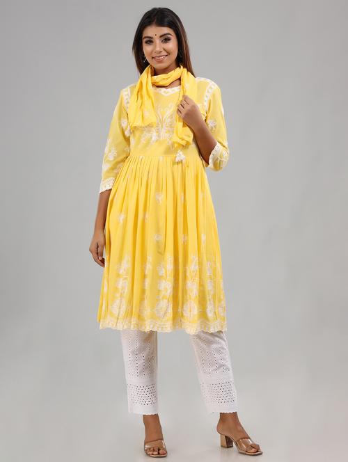 printed kurta set - 18881074 - Very Small Image - 1