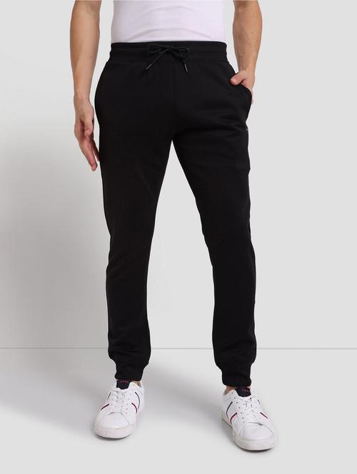 black polyester joggers track pant - 18902632 - Very Small Image - 1