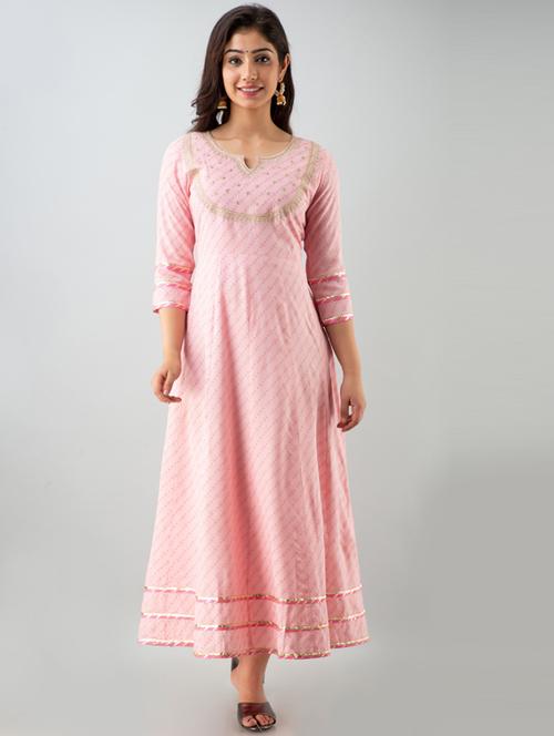 women's flared kurta - 18902792 - Very Small Image - 1