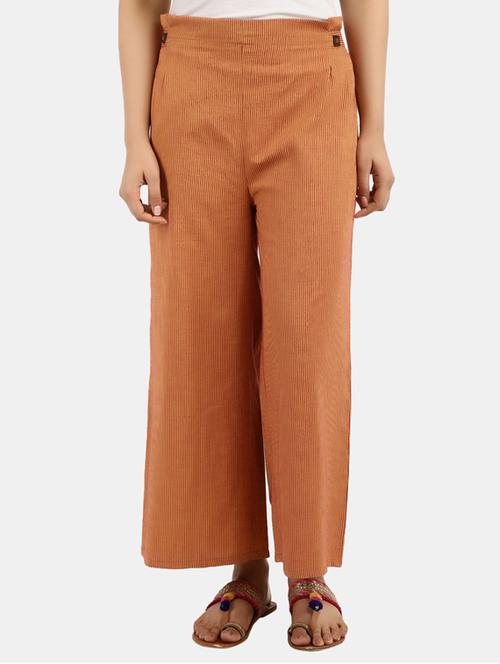 brown striped palazzo - 18905369 - Very Small Image - 1