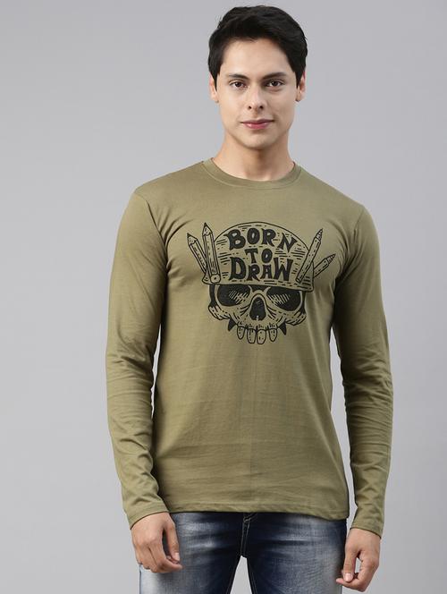 printed cotton men's t-shirt - 18906298 - Very Small Image - 1