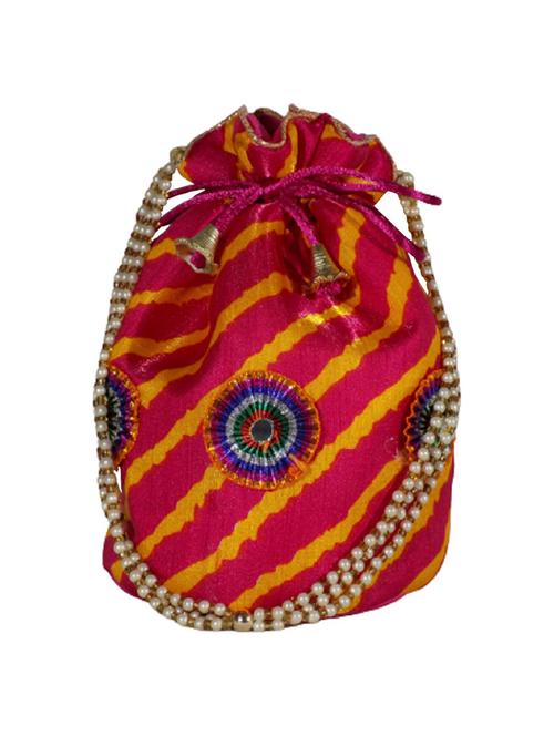 pink cotton regular potli - 18906346 - Very Small Image - 1