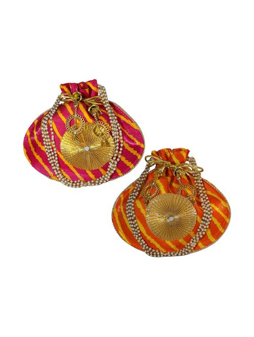 multi colored cotton regular potli - 18906420 - Very Small Image - 1