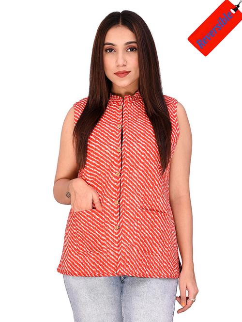 multi colored printed ethnic jacket - 18908370 - Very Small Image - 1