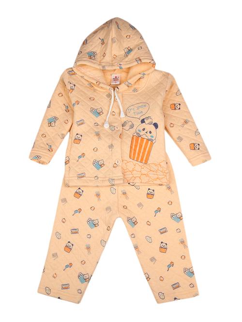 pink hooded cotton twin set - 18910092 - Very Small Image - 1