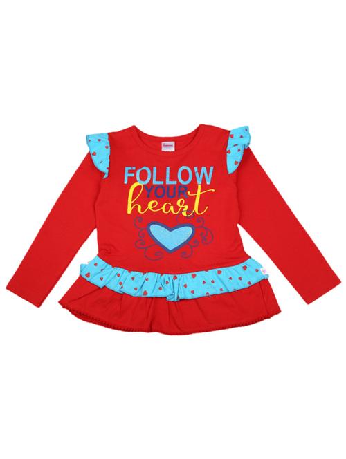 red cotton twin set - 18910098 - Very Small Image - 1