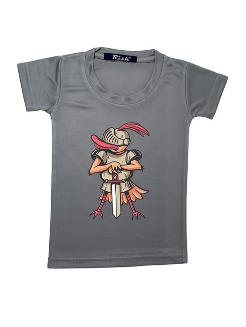 grey  polyester t-shirt - 18912144 - Very Small Image - 1