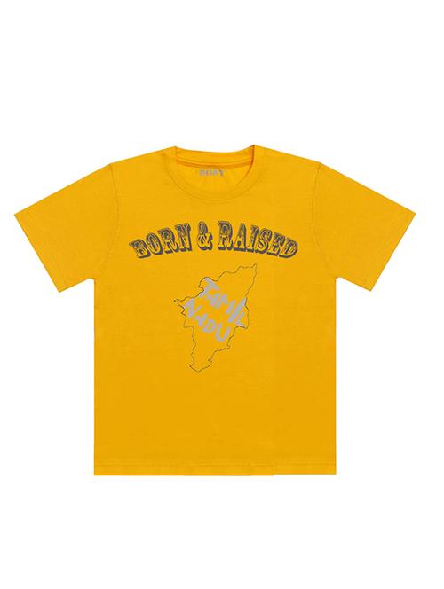 yellow cotton t-shirt - 18930650 - Very Small Image - 1