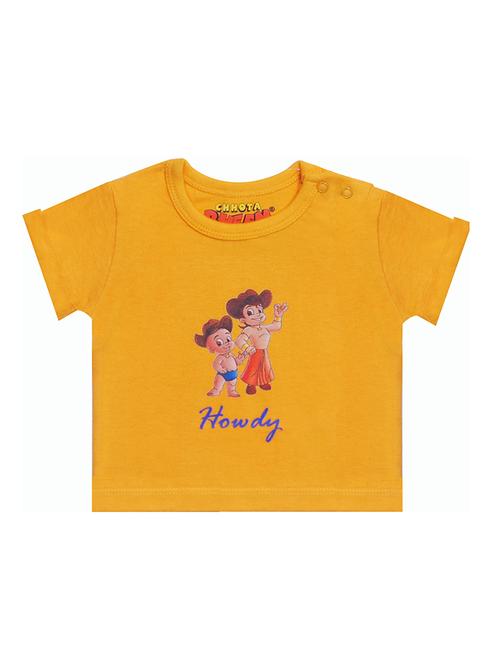 yellow cotton t-shirt - 18930683 - Very Small Image - 1