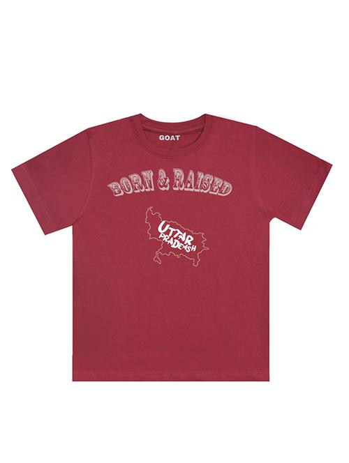 red  cotton t-shirt - 18930931 - Very Small Image - 1