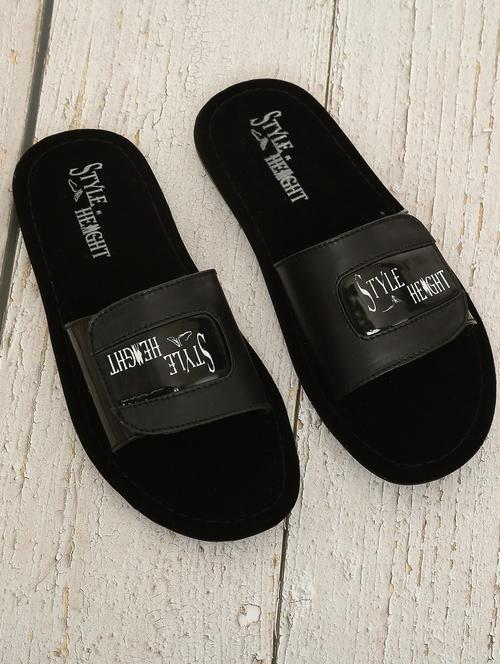 black printed flip flop - 18931082 - Very Small Image - 1