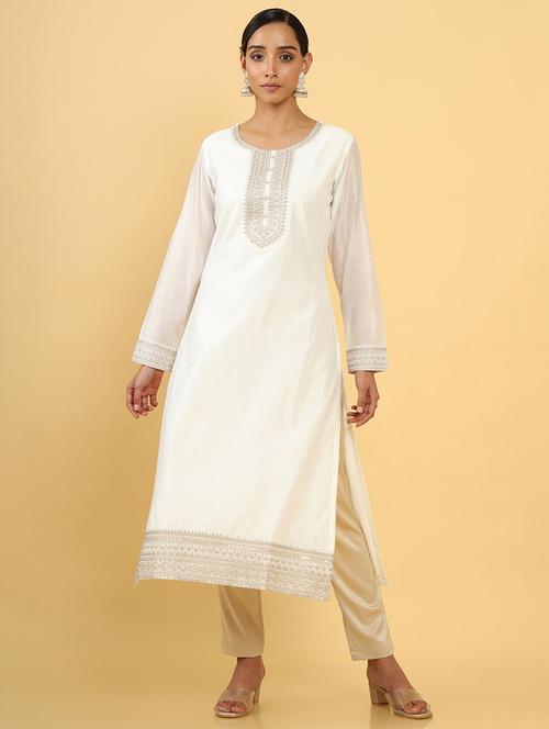 Women's Straight Kurta - 18932343 - Very Small Image - 1