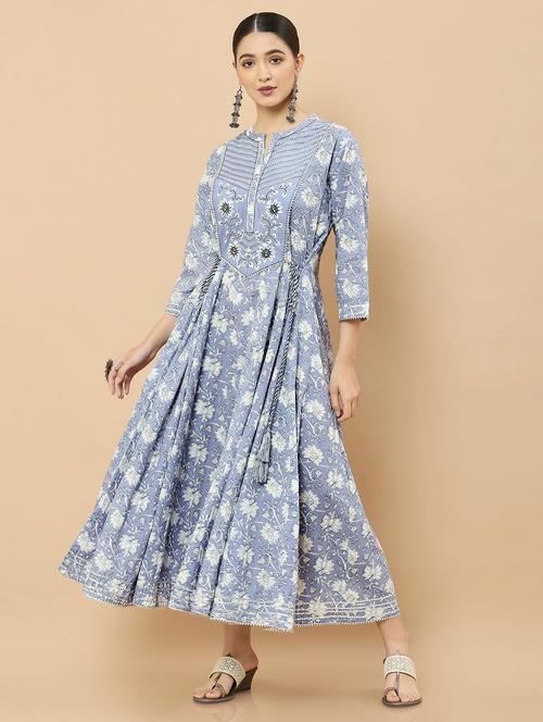 women's flared kurta - 18932374 - Very Small Image - 1