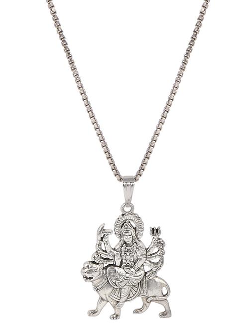 black satin less steel pendant - 18940495 - Very Small Image - 1