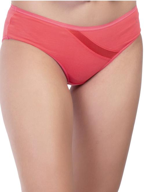 pink solid bikini panty - 18941220 - Very Small Image - 1
