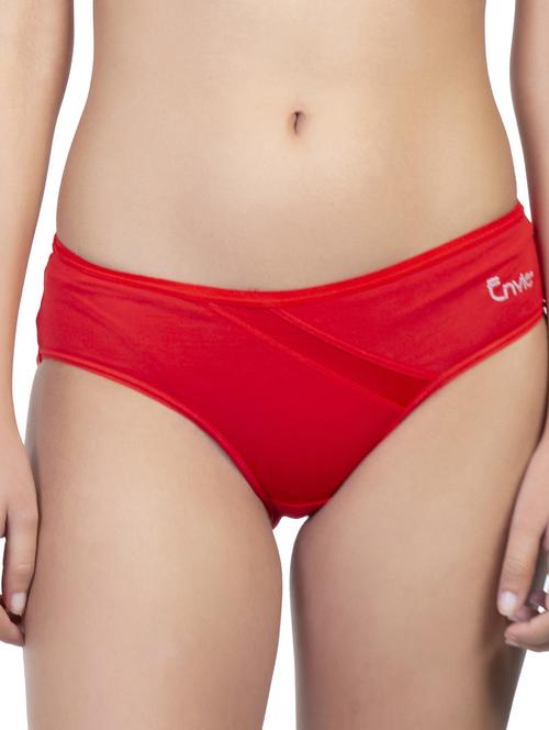 red solid bikini panty - 18941222 - Very Small Image - 1