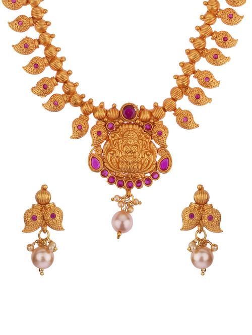 multi coloured metal necklaces and earring - 18948490 - Very Small Image - 1