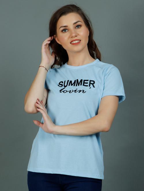 round neck printed regular tee - 18949287 - Very Small Image - 1