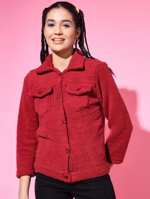 long sleeved solid regular jacket - 18951126 - Very Small Image - 1