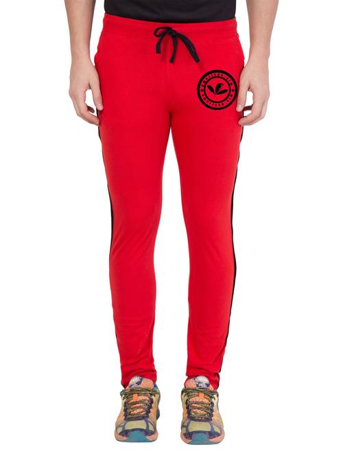 red side striped full length track pant - 18951925 - Very Small Image - 1