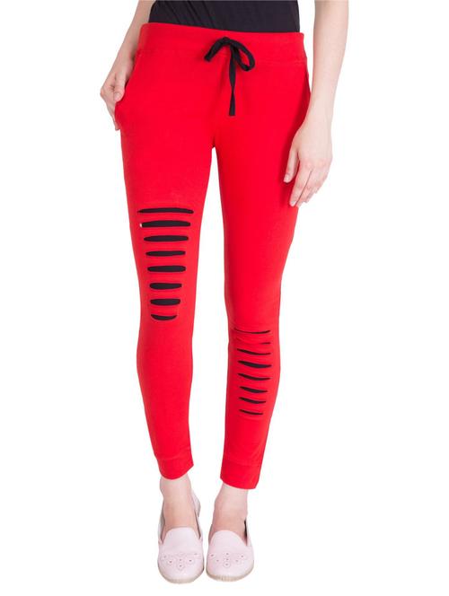 high rise cut out detailed track pant - 18952360 - Very Small Image - 1