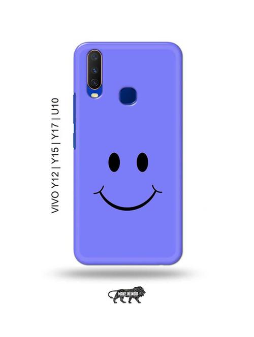 happy face back cover compatible with vivo y12, vivo y15 (2019), vivo y17, vivo u10 - 18955504 - Very Small Image - 1