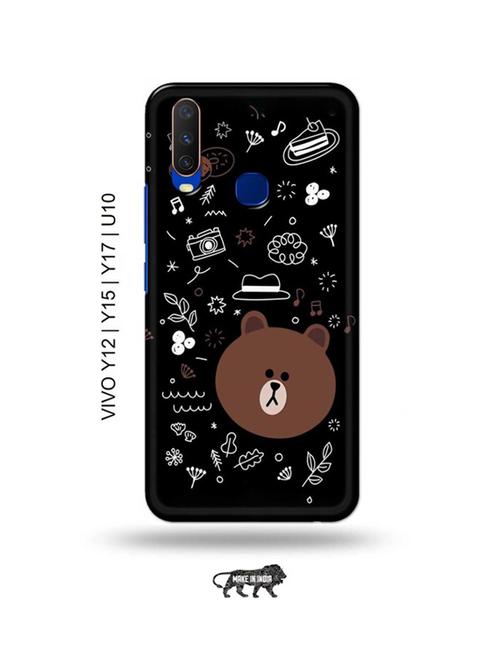 teddy back cover compatible with vivo y12, vivo y15 (2019), vivo y17, vivo u10 - 18955521 - Very Small Image - 1
