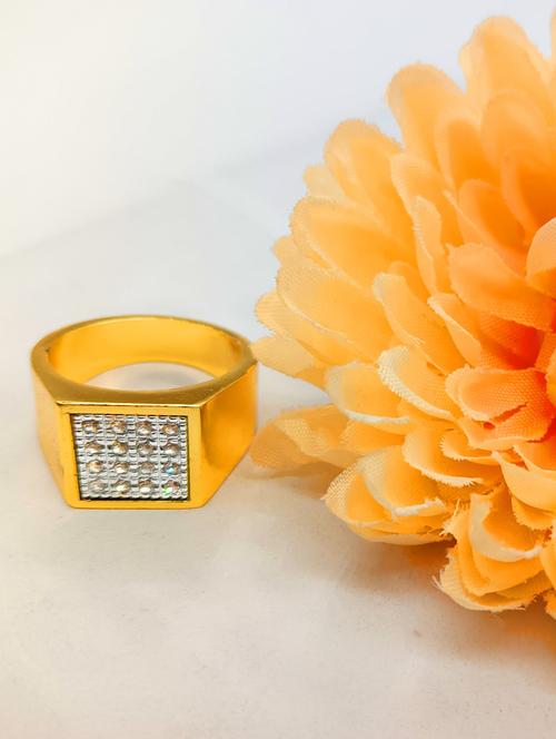 gold plated finger ring - 18958232 - Very Small Image - 1