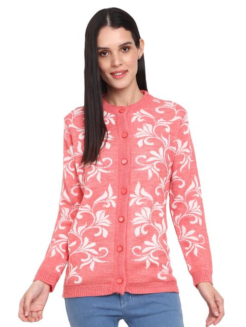 button up front wool cardigan - 18961518 - Very Small Image - 1