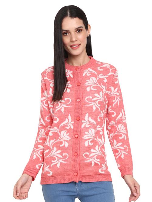 button up front wool cardigan - 18961522 - Very Small Image - 1