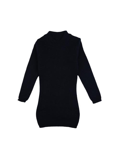 navy blue self design pullover - 18961528 - Very Small Image - 1