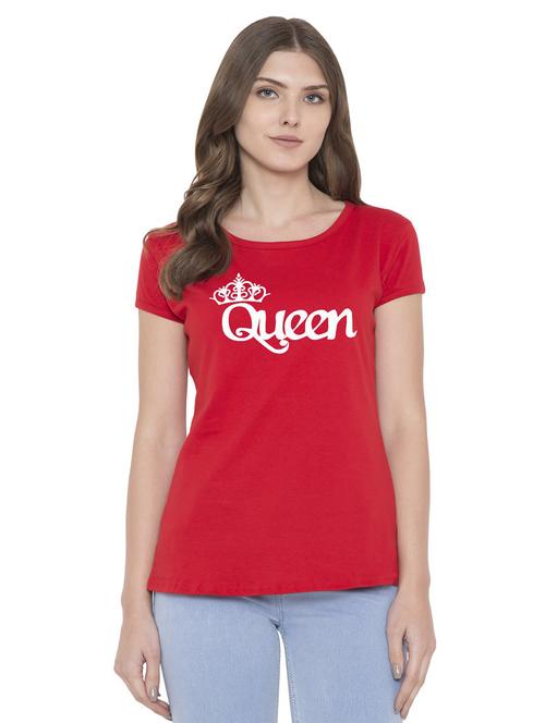 round neck printed regular tee - 18962520 - Very Small Image - 1