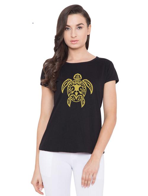 round neck printed regular tee - 18962589 - Very Small Image - 1