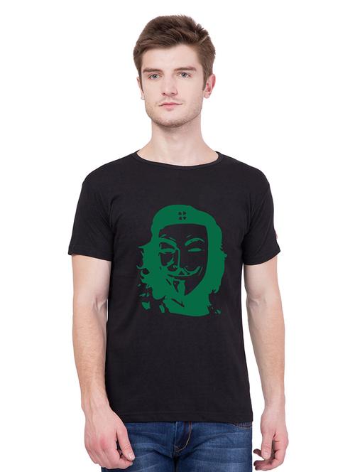 round neck printed regular t-shirt - 18962982 - Very Small Image - 1