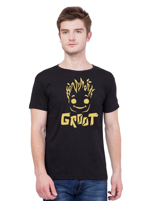 round neck chest printed t-shirt - 18962990 - Very Small Image - 1