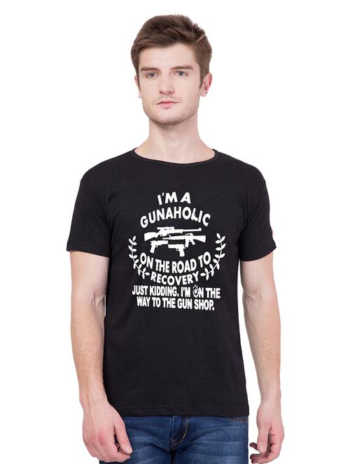 round neck chest printed t-shirt - 18962997 - Very Small Image - 1