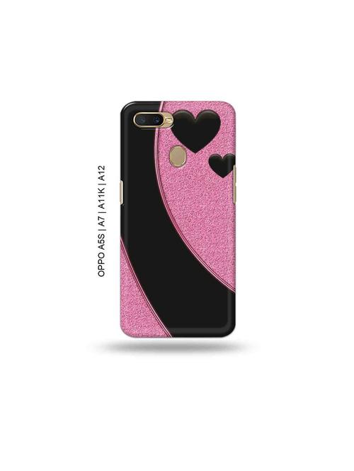 hearts back cover compatible with oppo a5s, oppo a7, oppo a11k, oppo a12 - 18965936 - Very Small Image - 1