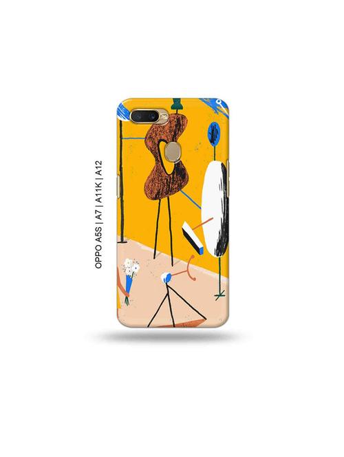 tribal art back cover compatible with oppo a5s, oppo a7, oppo a11k, oppo a12 - 18965950 - Very Small Image - 1