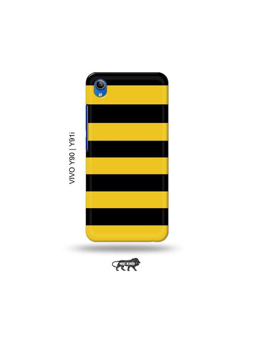 yellow strips back cover compatible with vivo y90, vivo y91i - 18976450 - Very Small Image - 1