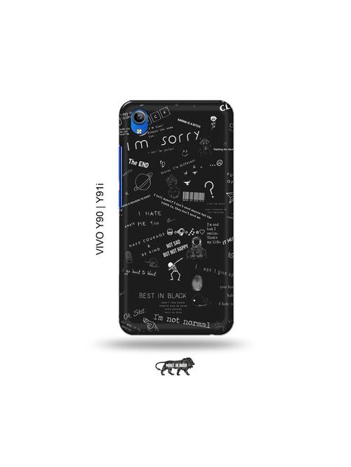 nerdy sorry back cover compatible with vivo y90, vivo y91i - 18976593 - Very Small Image - 1